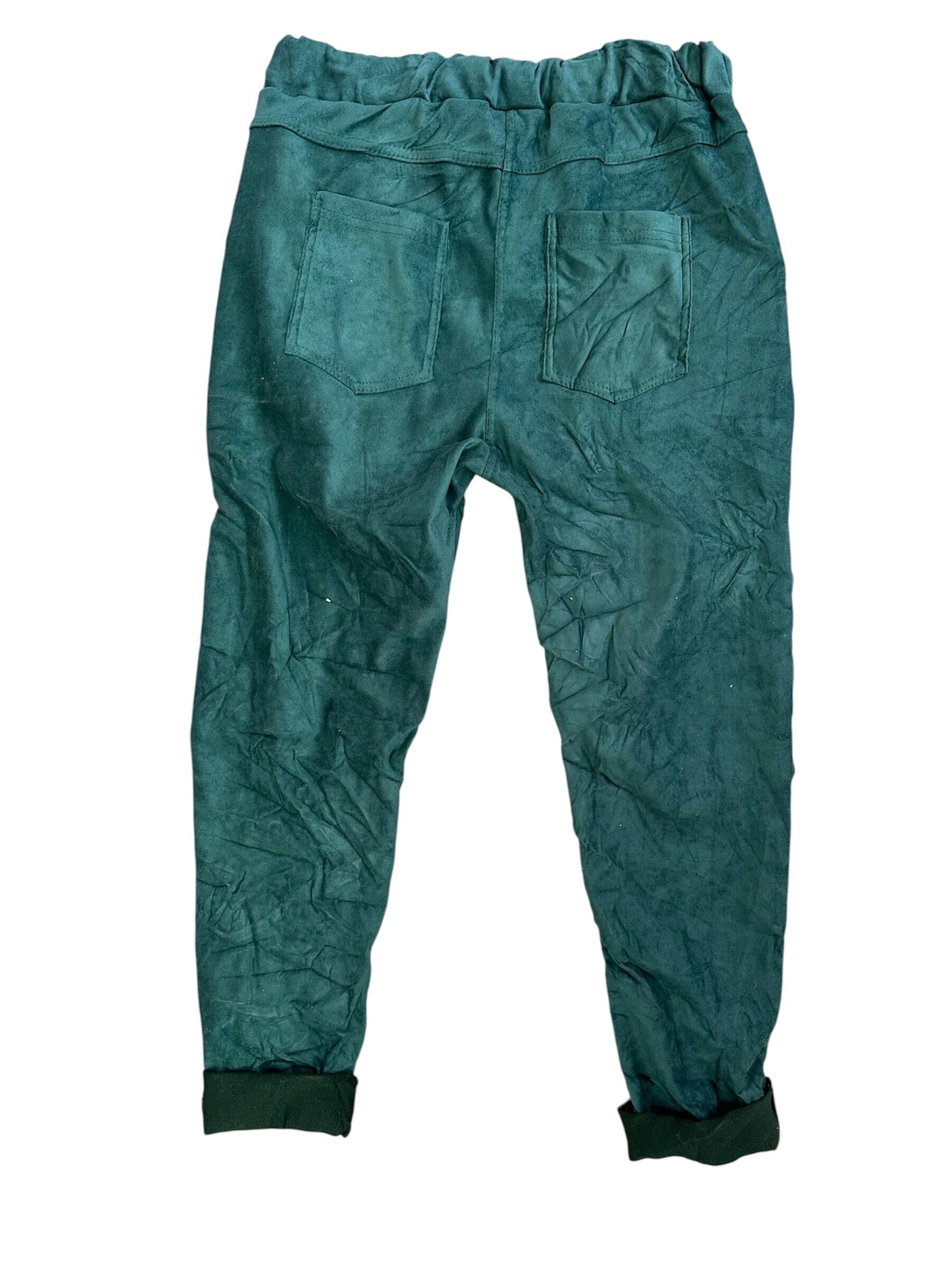 Pantalon en suède