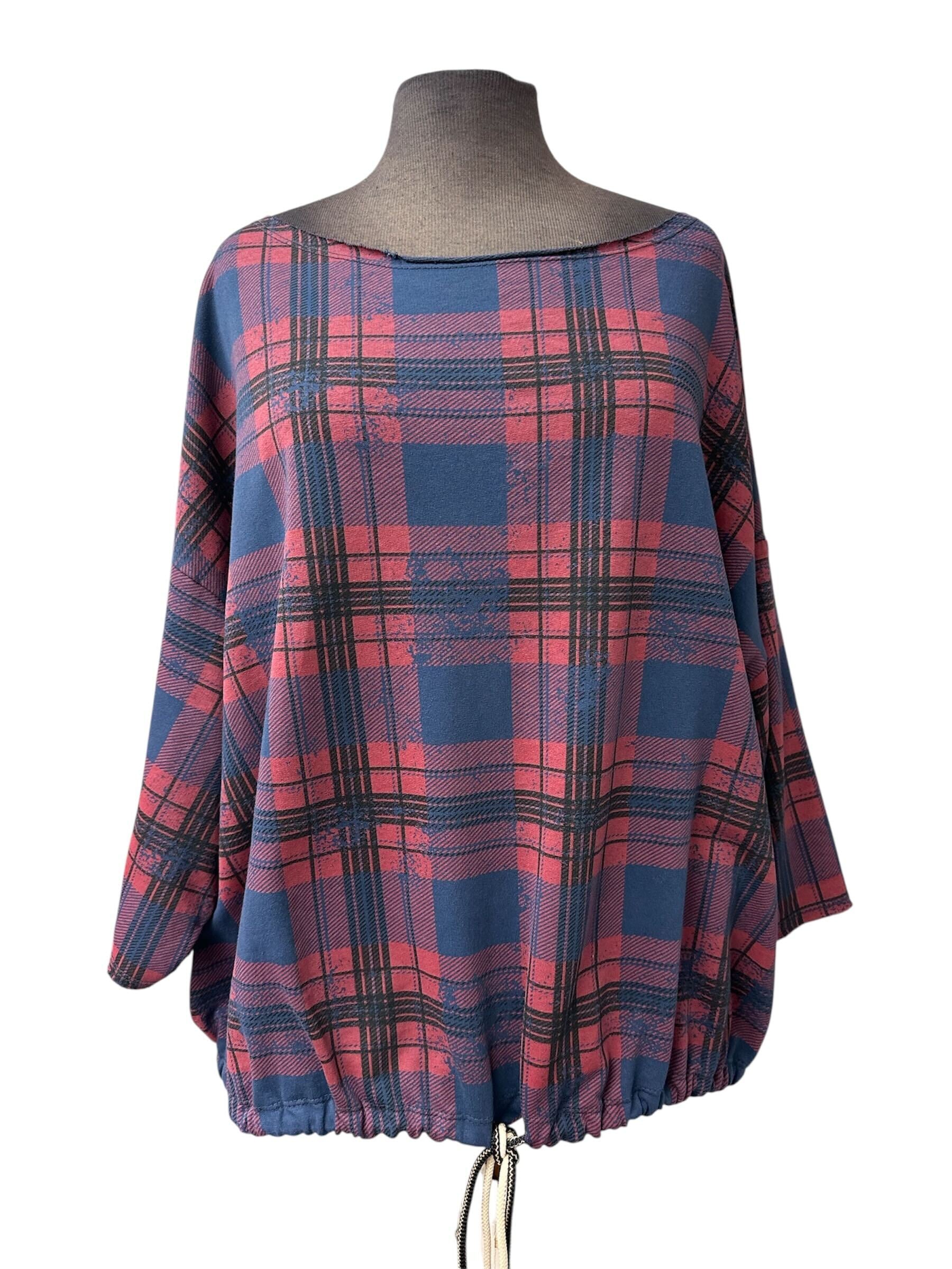 Chandail/blouse carreauté