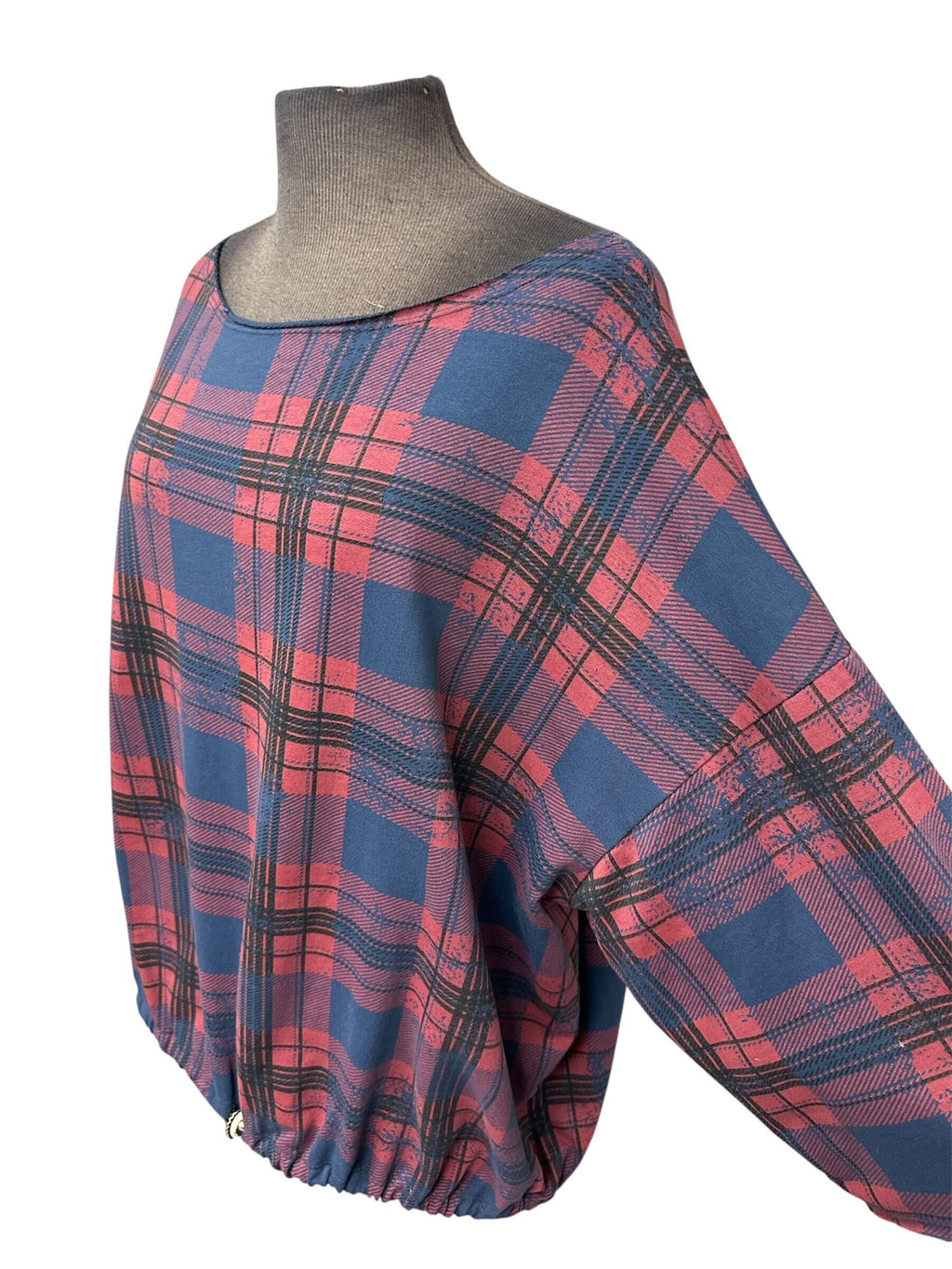 Chandail/blouse carreauté
