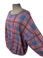 Chandail/blouse carreauté