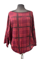 Chandail/blouse carreauté
