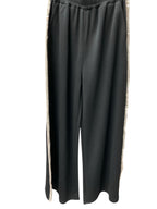 Pantalon avec bande brillante sur le côté