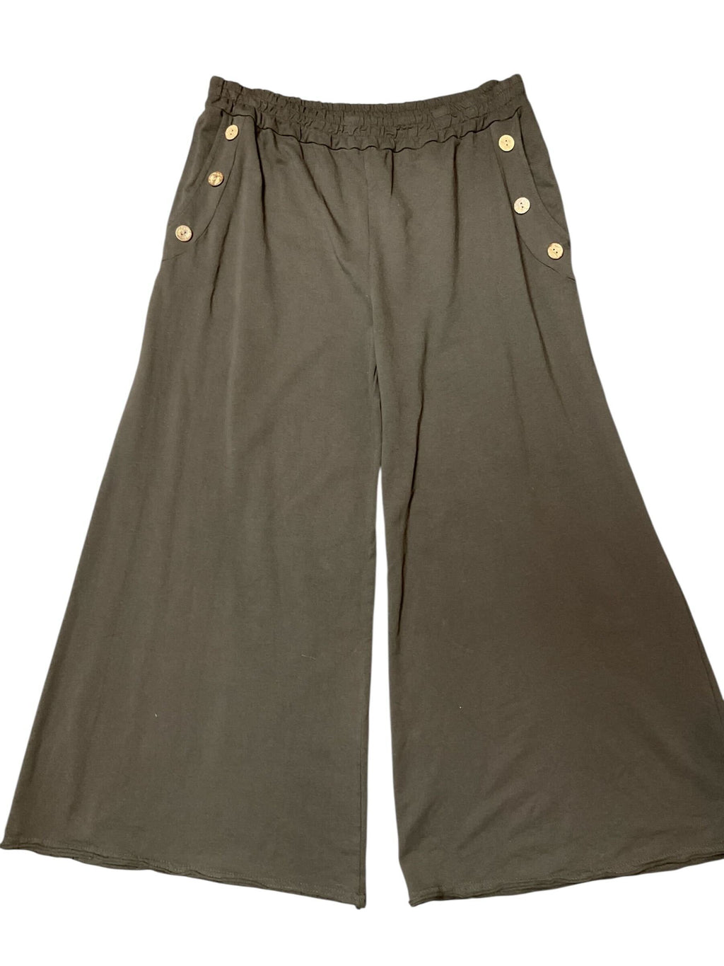 Pantalon avec bouton sur les poches