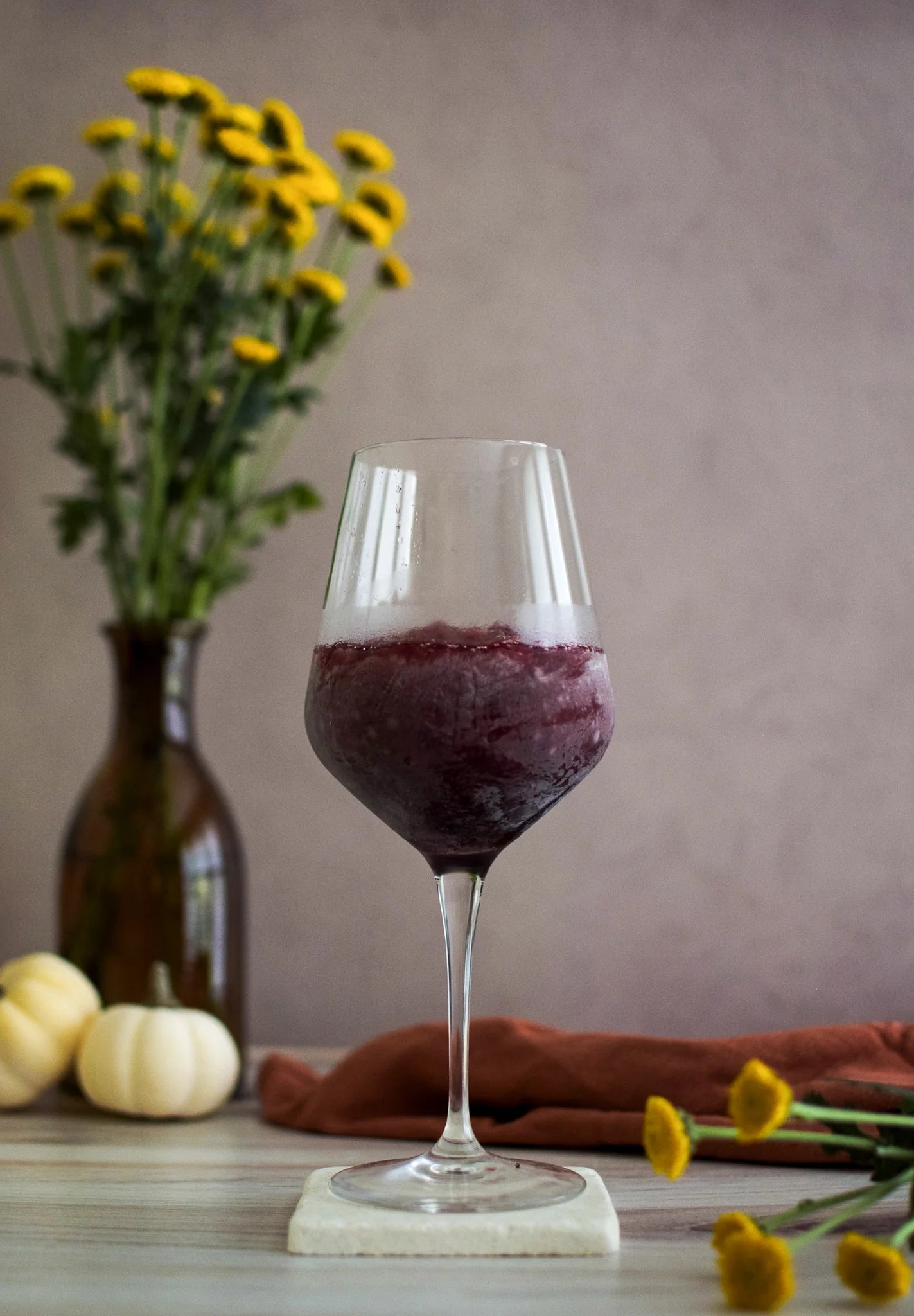 Mélange à slush (cocktail) - Frappe Vino