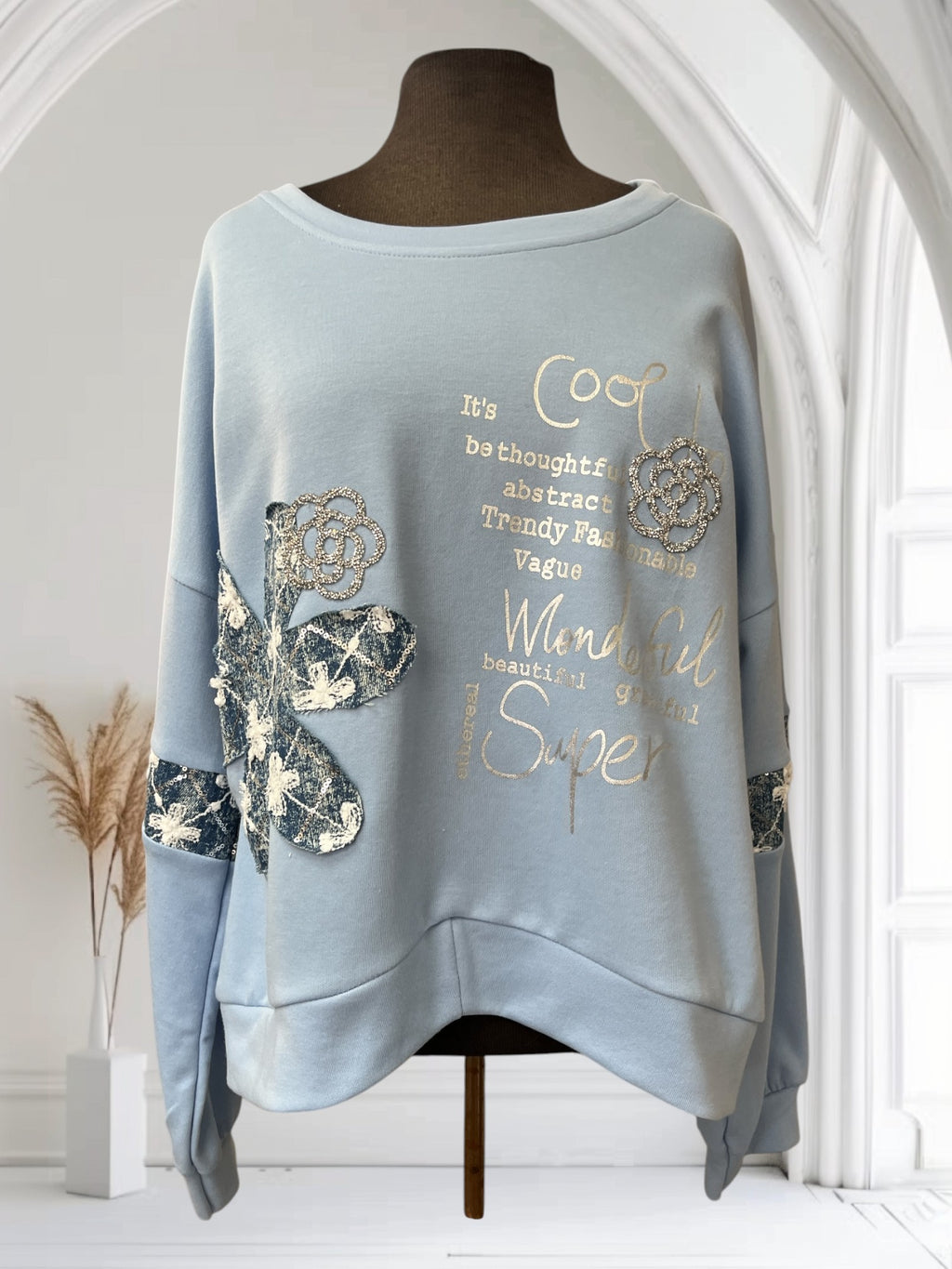 Chandail (Patch en jeans)