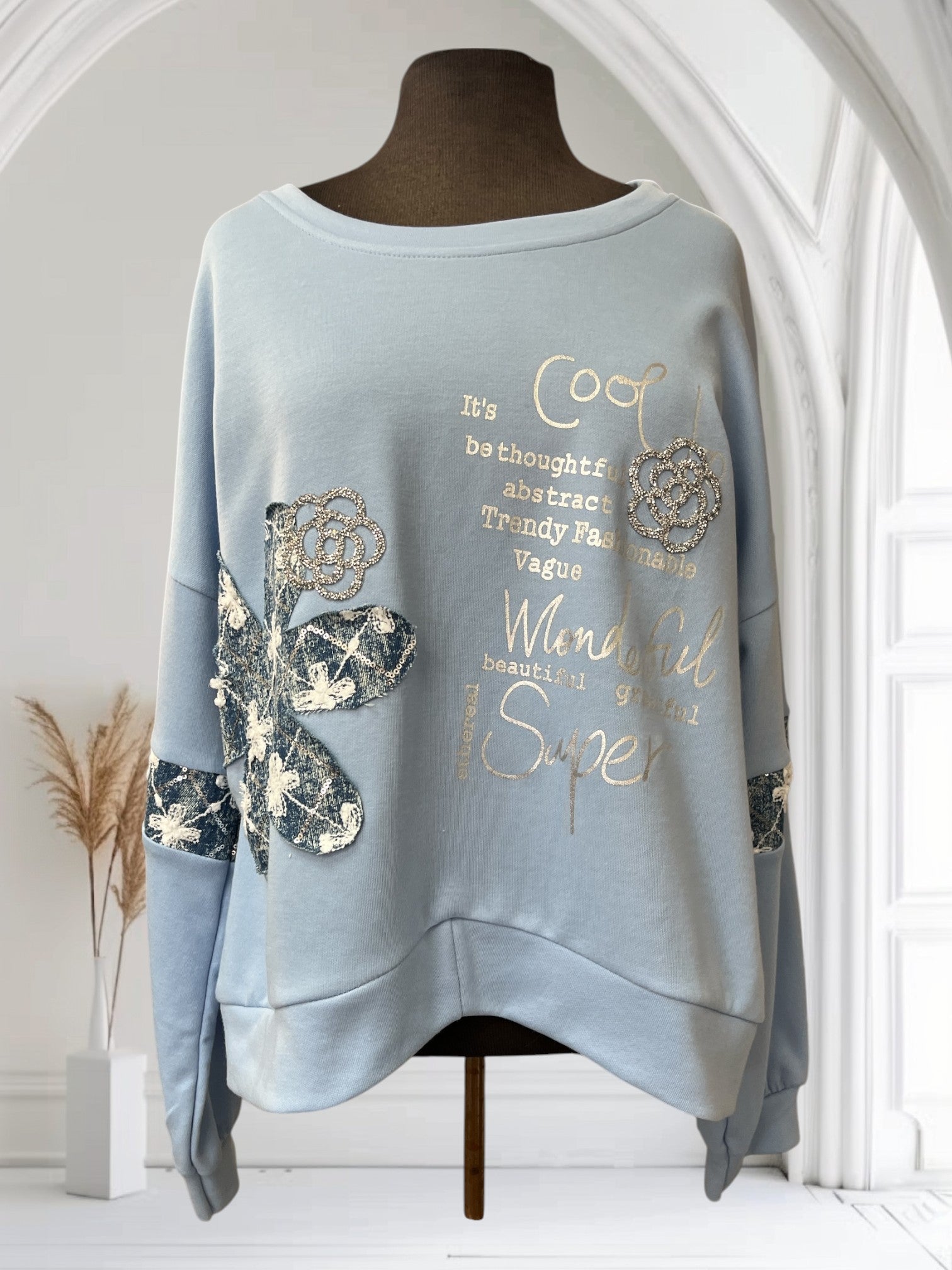 Chandail (Patch en jeans)