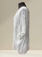 Blouse (fleurs brodées)