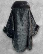 Poncho Cape (Fausse Fourrure)