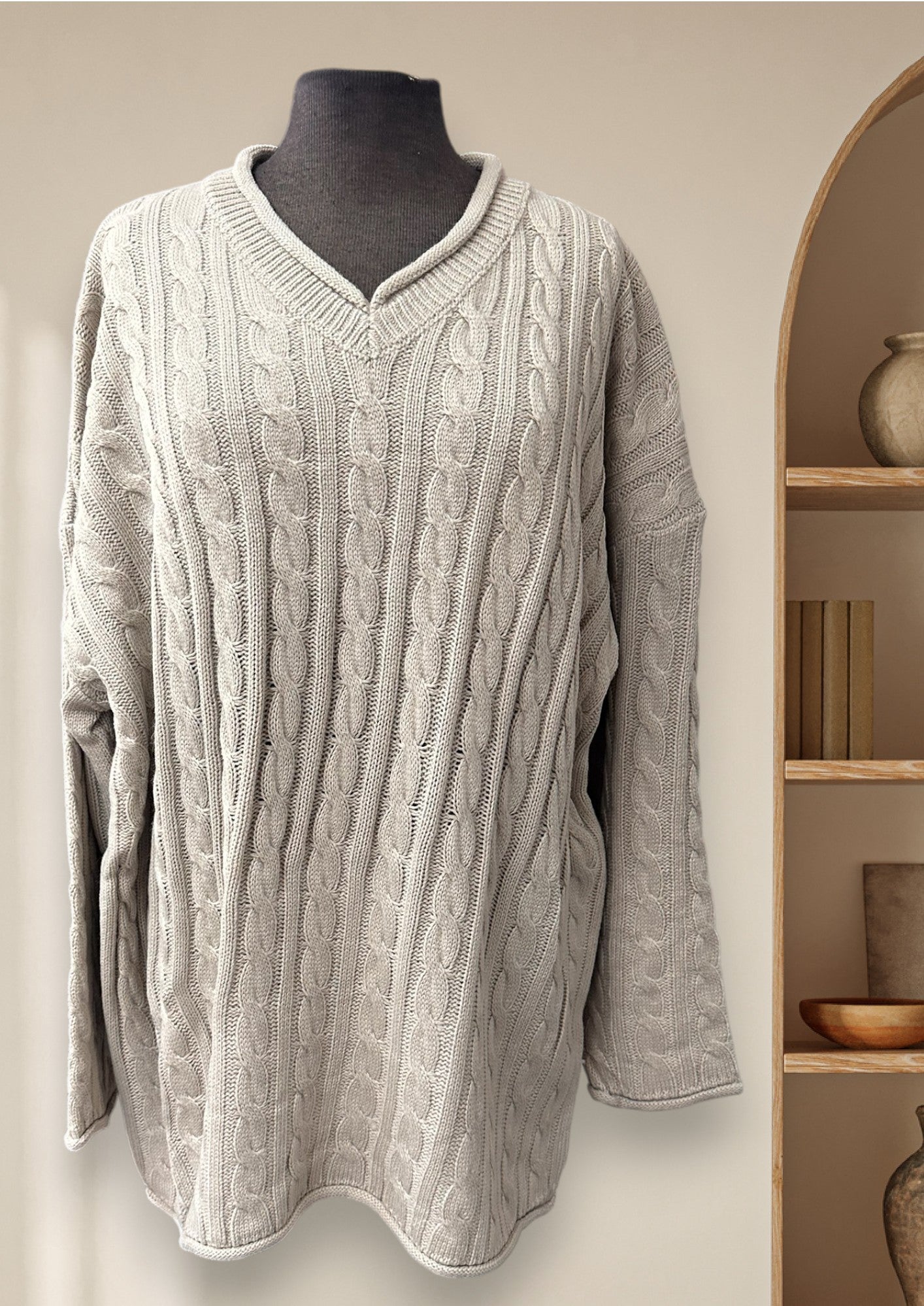 Chandail tricot (encolure en V)