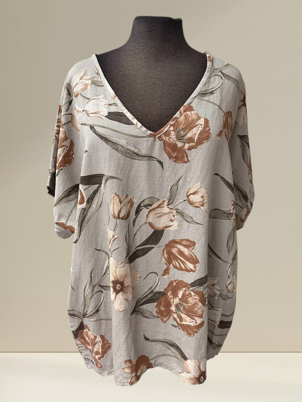 Chandail/blouse fleuris