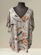 Chandail/blouse fleuris