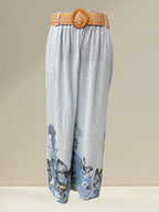 Pantalon avec ceinture (papillons)