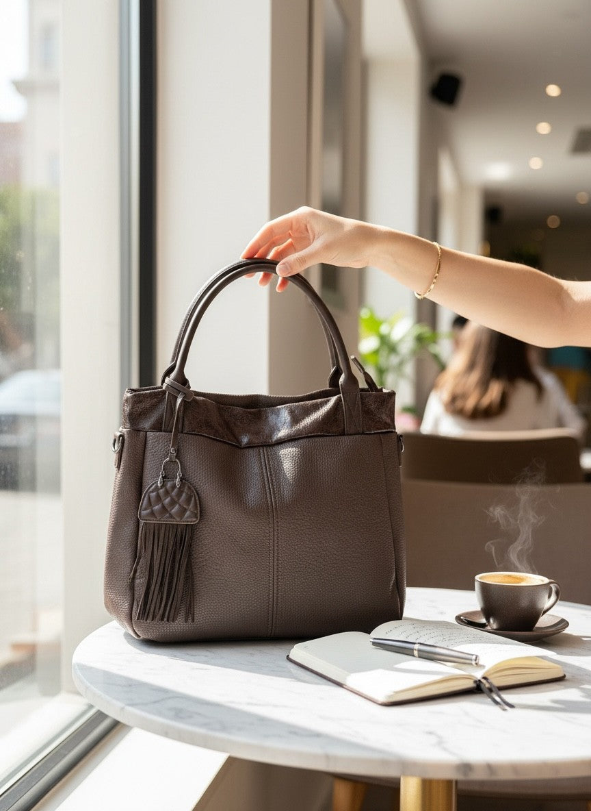 Sac à main en faux cuir