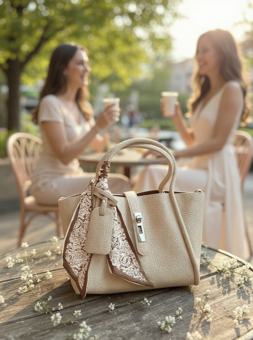 Sac à main avec foulard