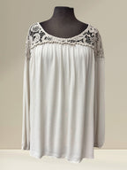 Blouse avec dentelle