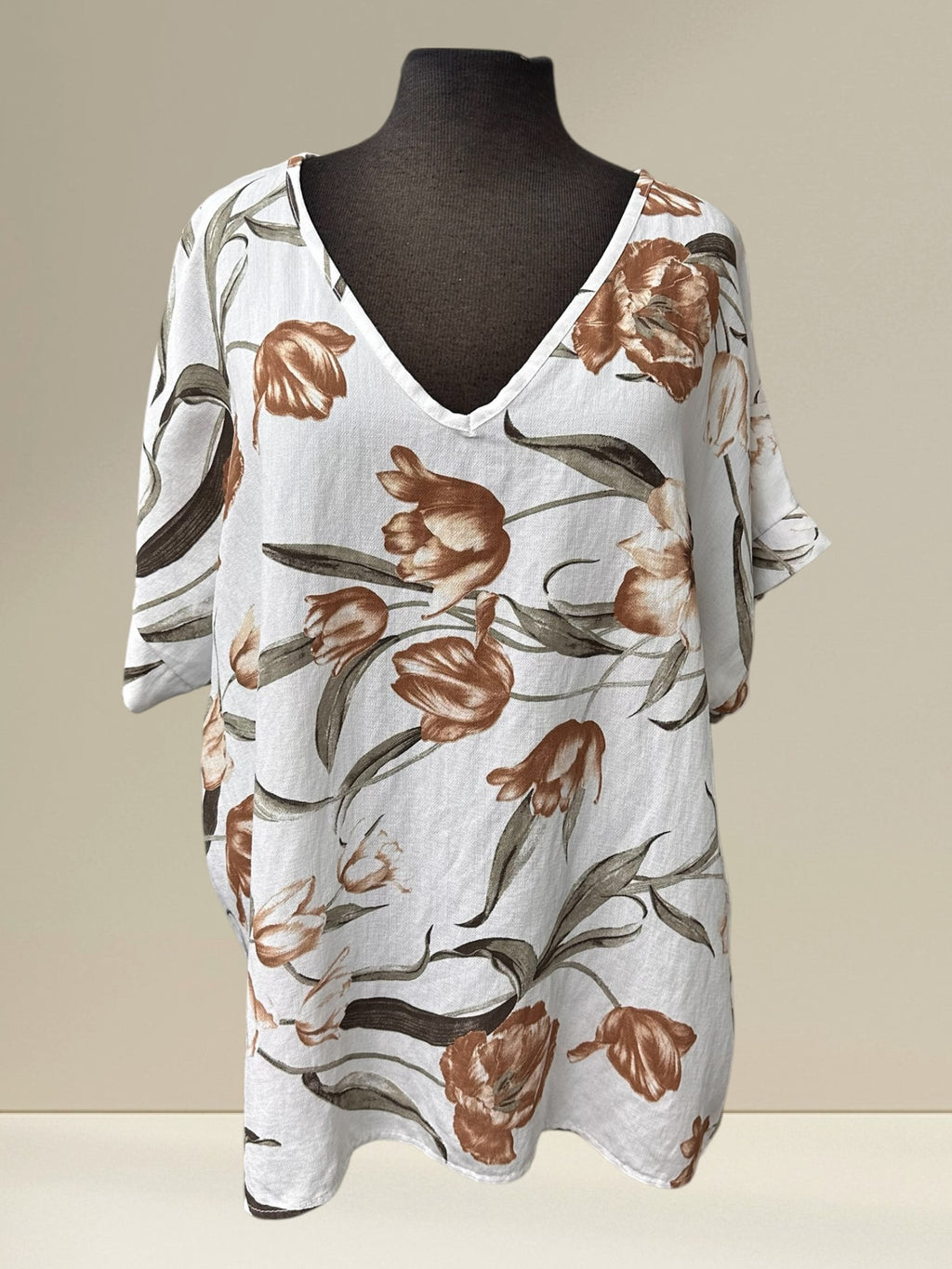 Chandail/blouse fleuris