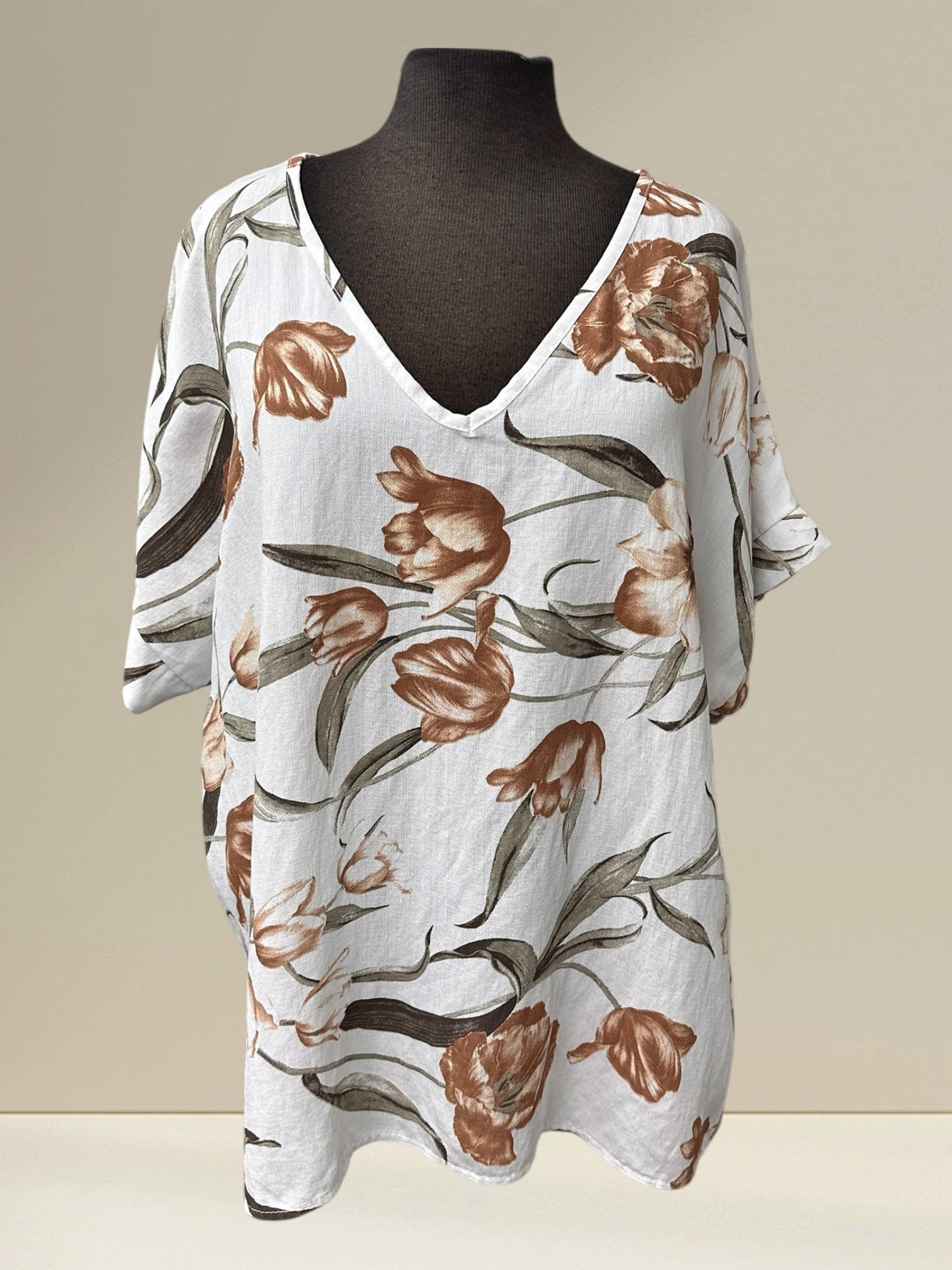 Chandail/blouse fleuris