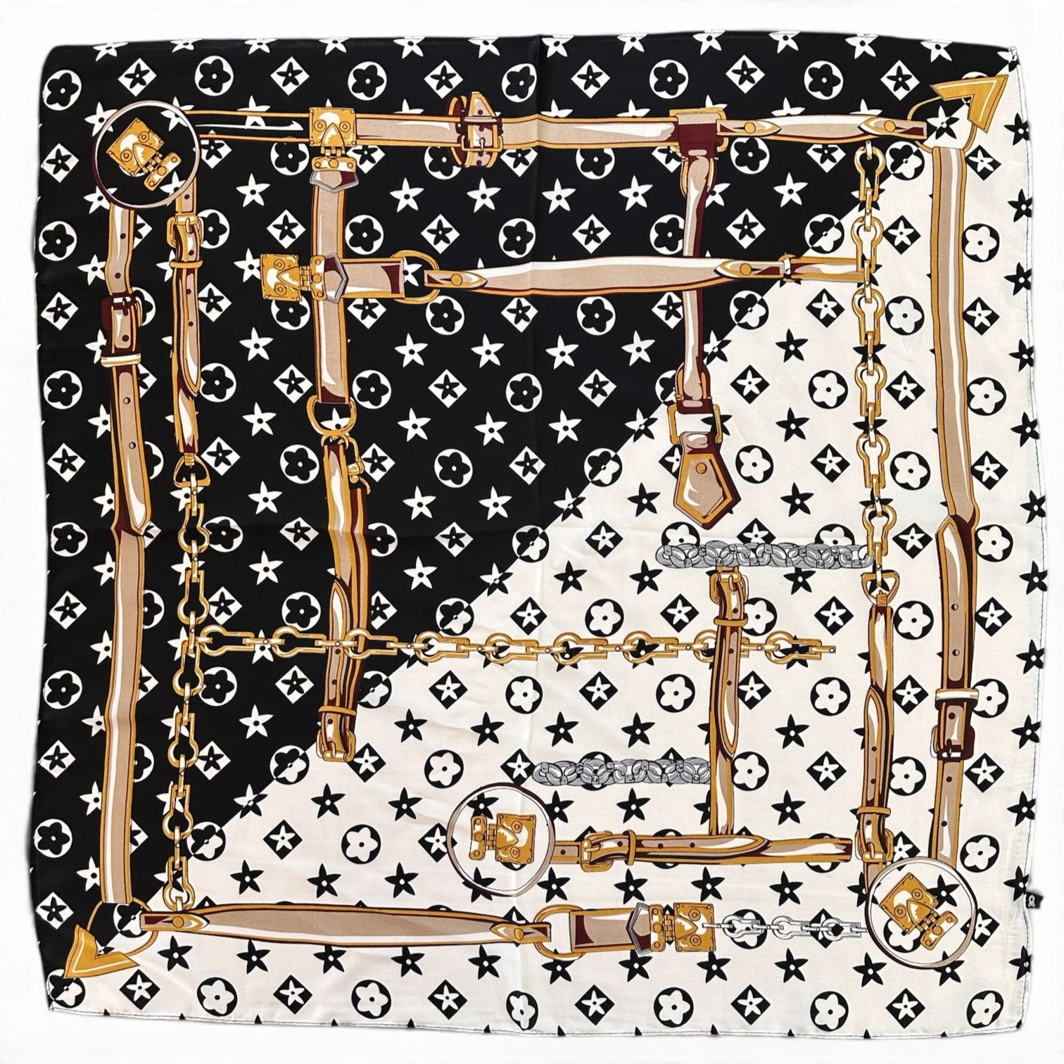 Foulard carré (satiné)