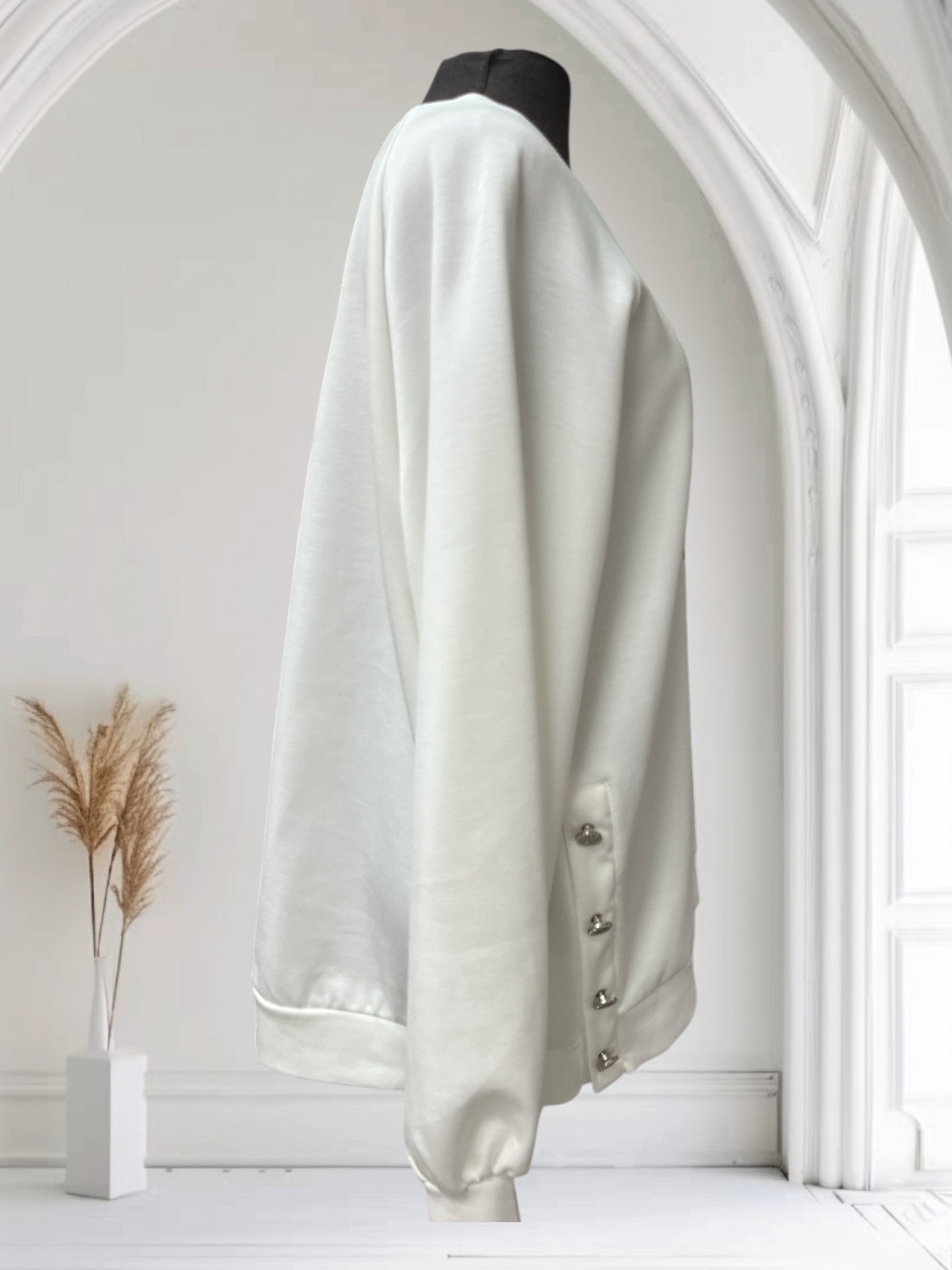 Chandail coeur fleuris