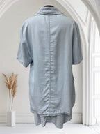 Ensemble chemise et jupe en tencel
