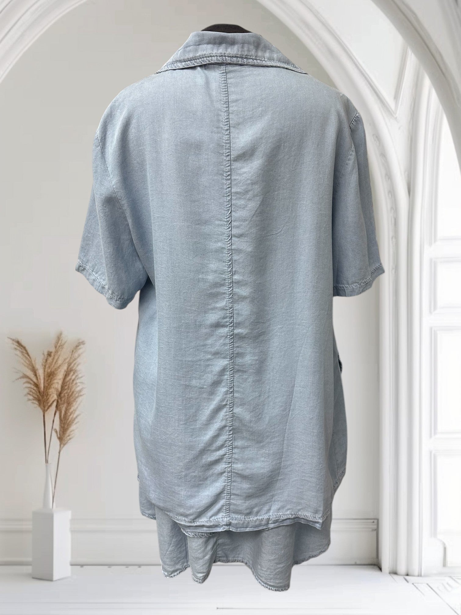 Ensemble chemise et jupe en tencel