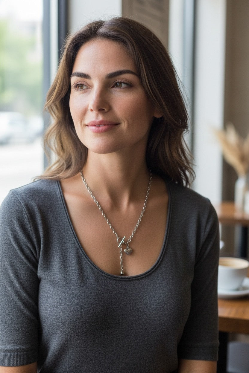Chaîne cœur (collier)