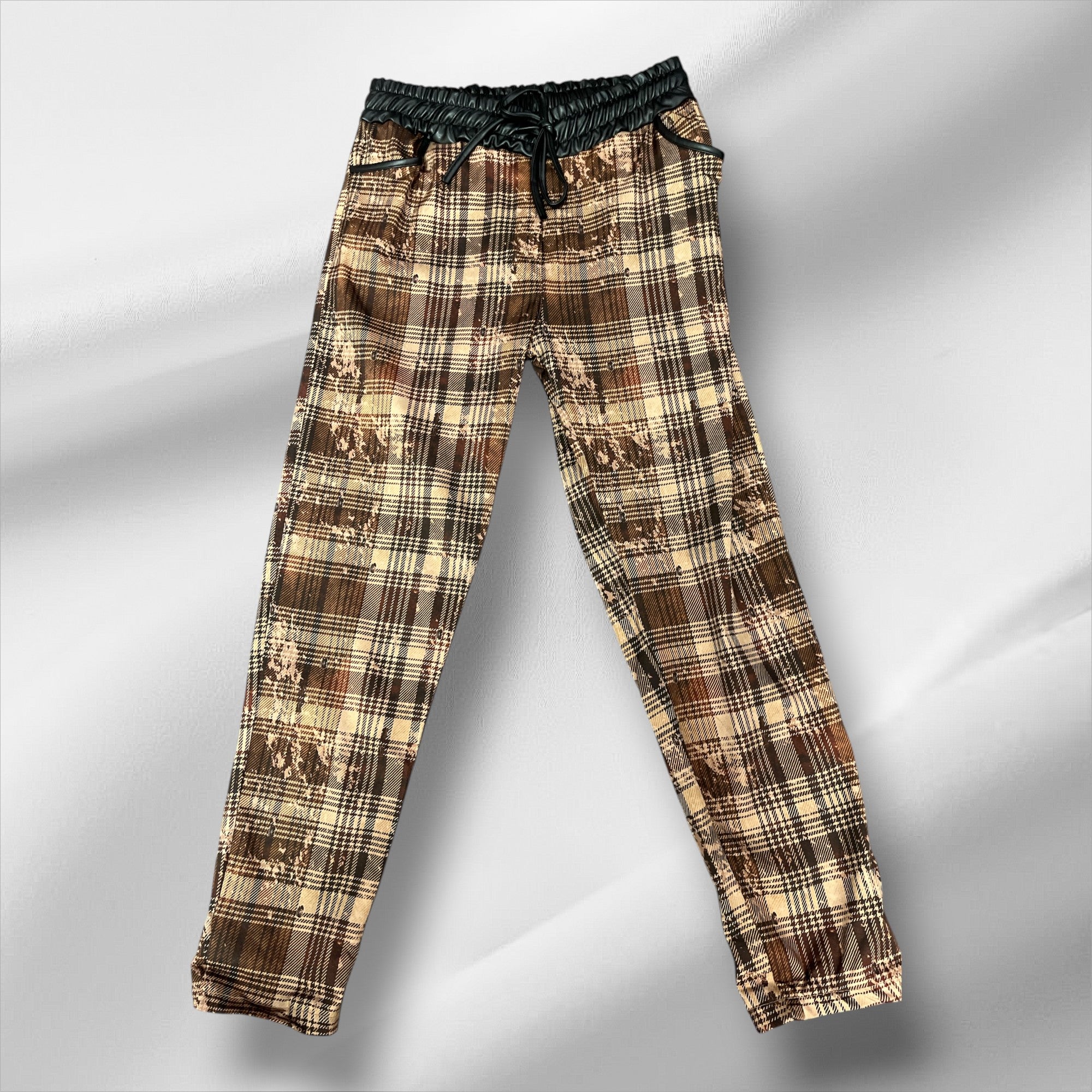 Pantalon à carreaux