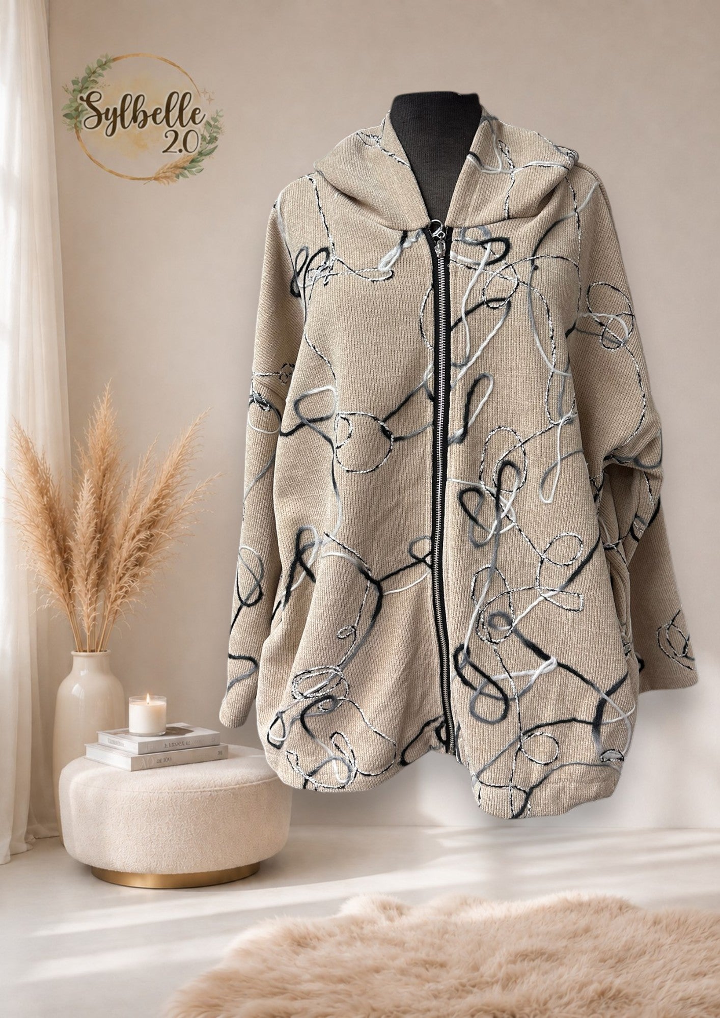 Veste à capuchon