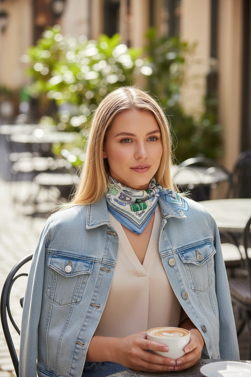 Foulard carré (sacs à mains)