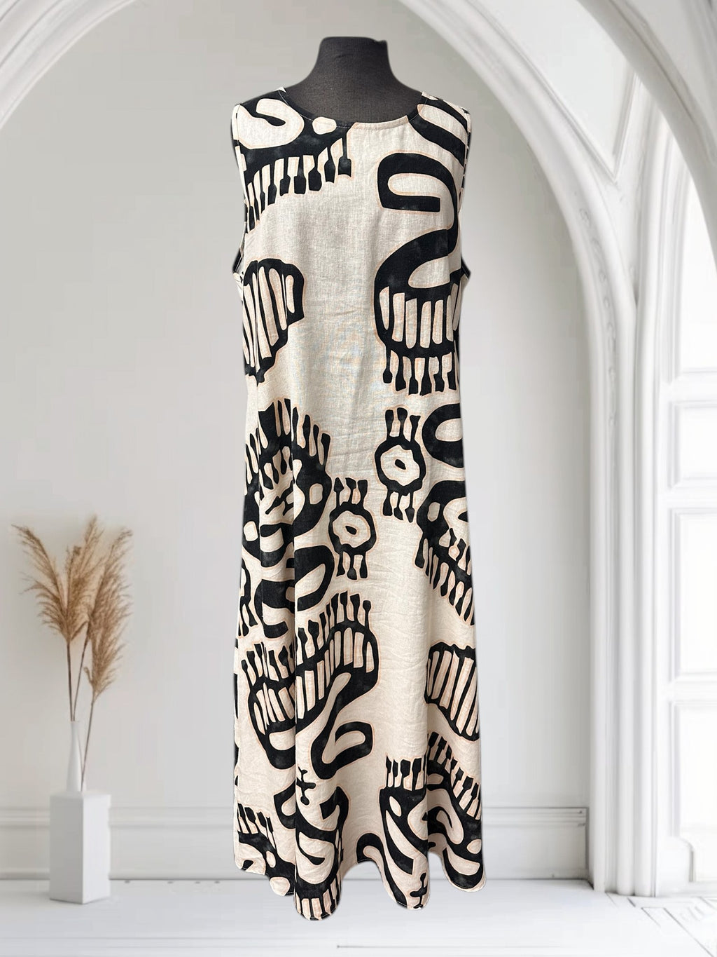 Robe longue sans manche