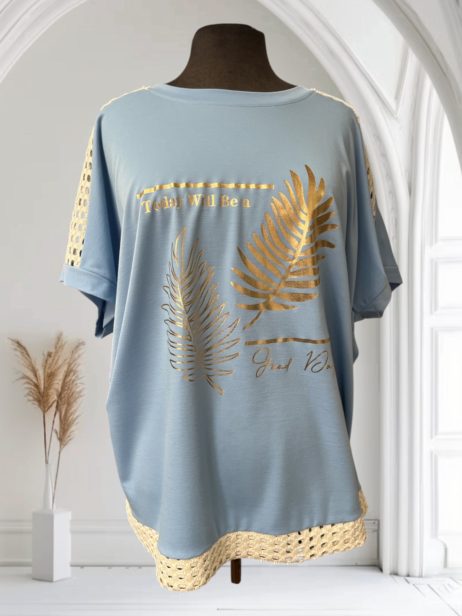 Chandail Feuille (Today will be a good day)