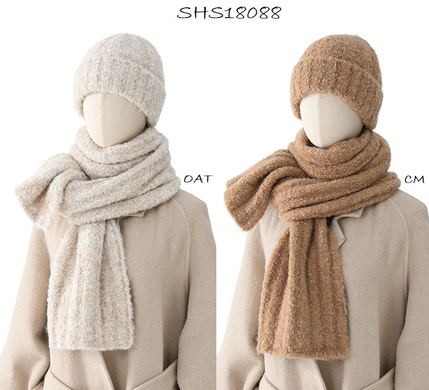 Ensemble tuque et foulard