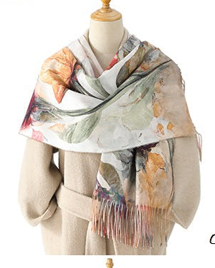 Foulard fleuris
