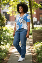 Chandail (fleur & écriture)