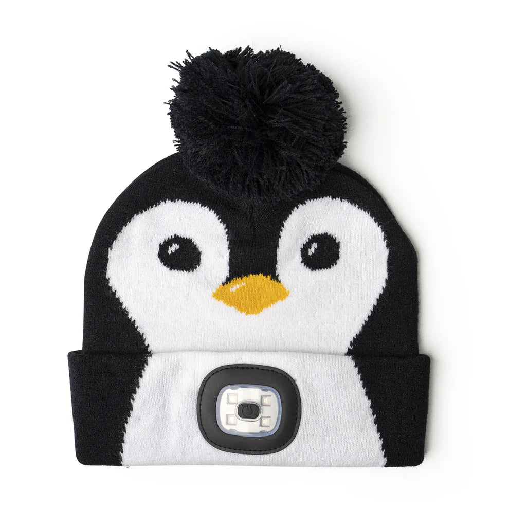 Tuque de Noël pour enfants avec lumière DEL