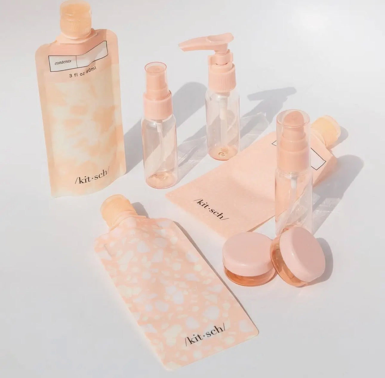 Nouveauté Kit de Voyage  de Soin  Réutilisable 11 pièces 2024