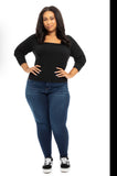 Nouveauté Jeans Ankle Skinny Plus Printemps / Été 2022