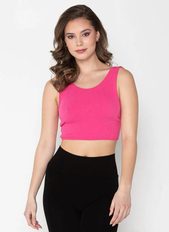 Bralette à torsades réversibles en côtes de bambou