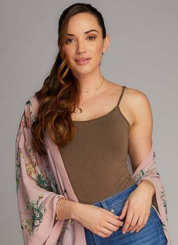 Camisole En Bambou À Bretelles Spaghetti