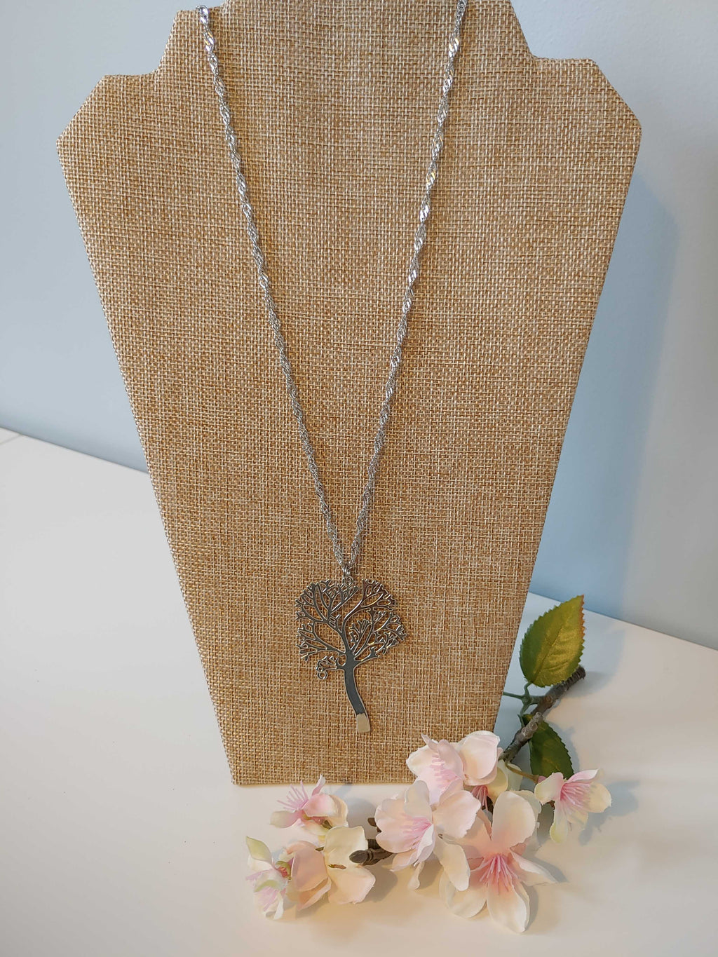 Collier Arbre de Vie Argent Tibétain