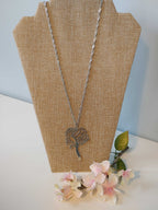Collier Arbre de Vie Argent Tibétain