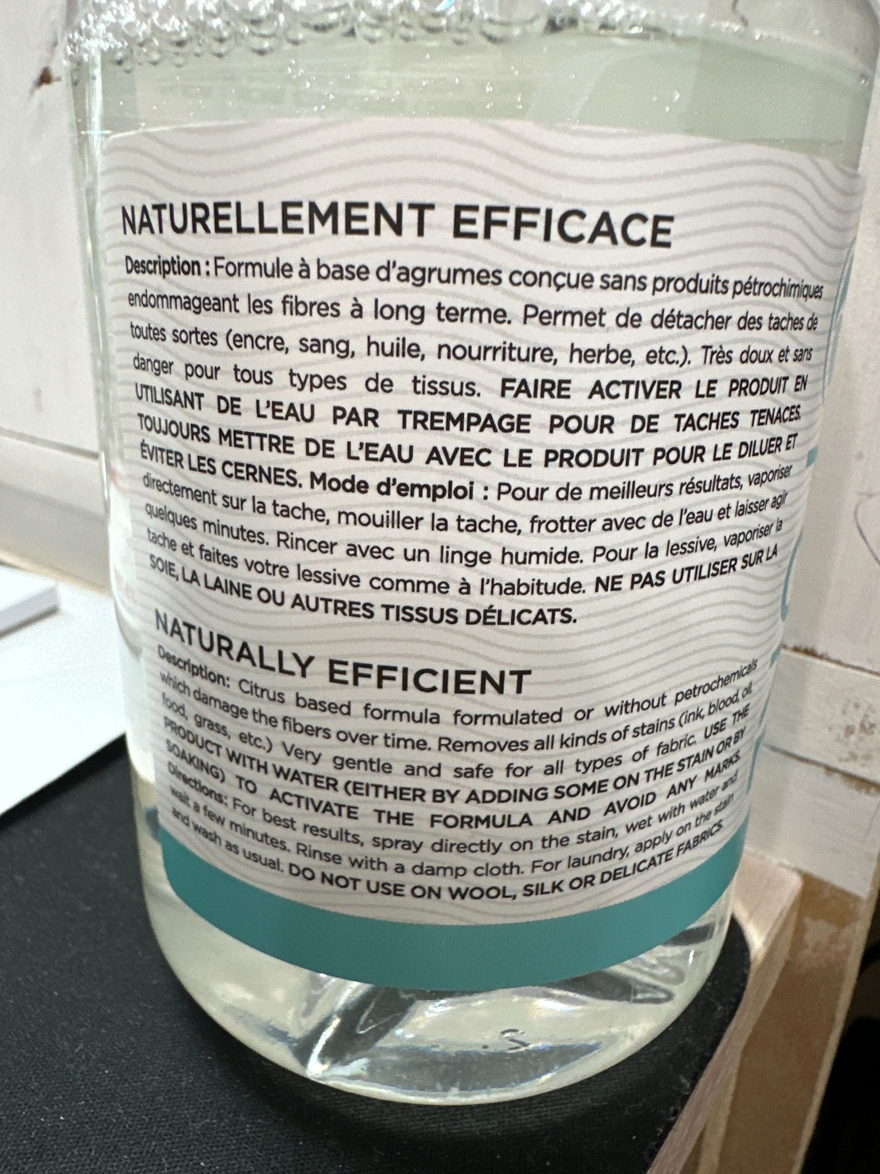Nouveauté Détachant à Tissus