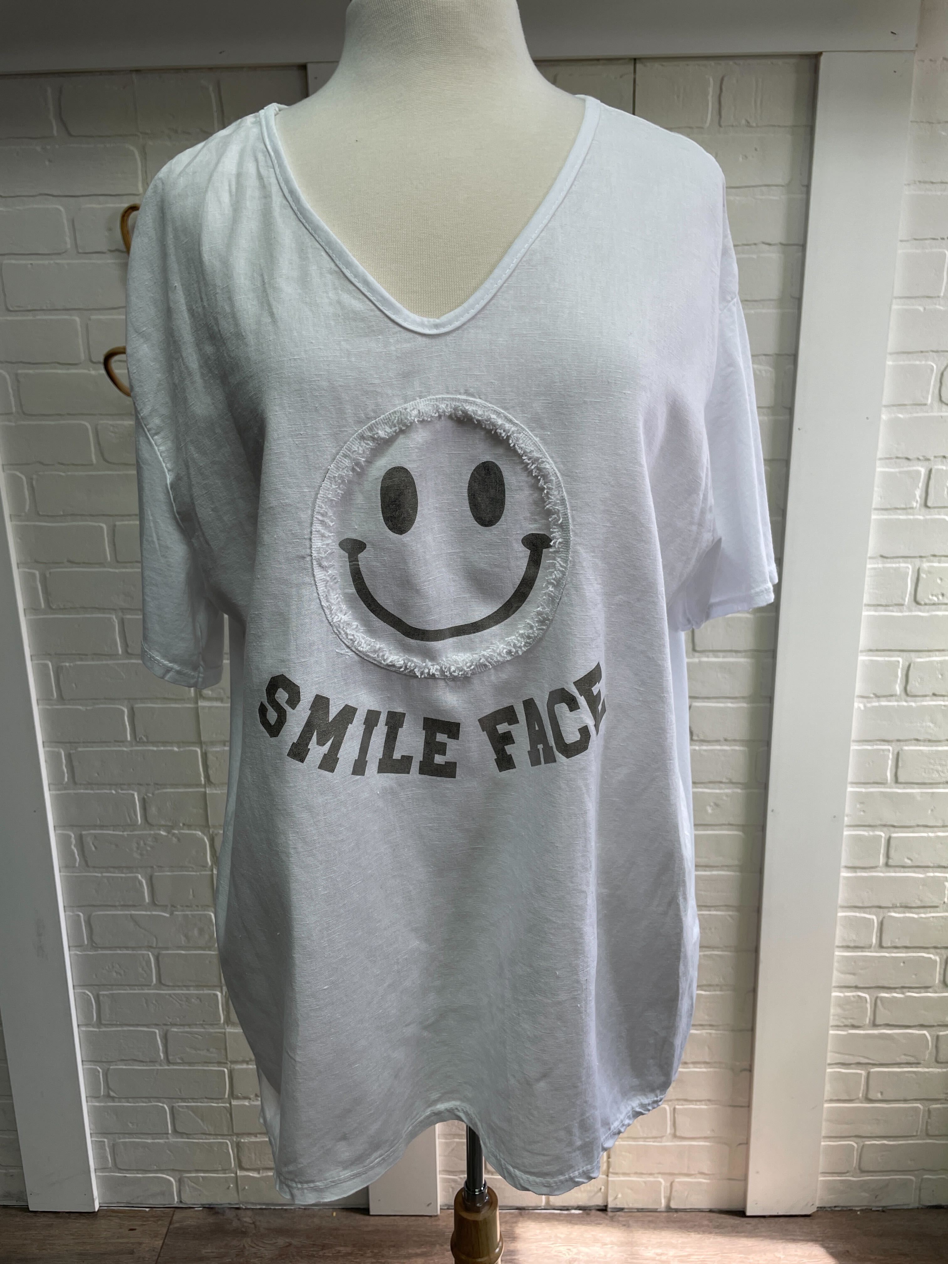 Nouveauté T-Shirt Smile Face Printemps/Été 2023